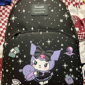 Loungefly Kuromi Crystal Ball Glow in the Dark Mini Backpack